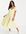 Petite - Midi jurk van chiffon met gingham ruit in geel