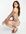 Missy Empire x Tennessee Thresher - Exclusives - Mini jurk van mesh met lange mouwen met golvende print-Veelkleurig