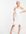 Exclusives - Midi jurk met rimpeleffect in winterwit-Groen