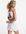 Mini jurk met gestrikte achterkant en lila gingham ruit-Paars