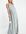 Bruidsmeisjes - Geplooide maxi jurk met overslag in saliegroen