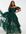 Exclusives - Maxi jurk van tule met blote schouders in smaragdgroen