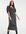 ASOS DESIGN Tall - Midi-jurk met pofmouwen, overslag, gestrikte achterkant en fijne print-Veelkleurig