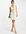 Mouwloze linnen mini jurk met geknoopte voorkant in naturel-Neutraal