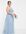 Anaya With Love Plus - Lange bruidsmeisjesjurk van tule met blote schouder in zachtblauw