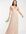 Bruidsmeisjes - Lange jurk met open achterkant en strik in zacht beigeroze-Neutraal