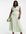 Bruidsmeisjes - Maxi jurk met diepuitgesneden voorkant in fris saliegroen