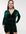 In The Style - Plus - Exclusives - Gerimpelde fluwelen mini jurk met strik aan de voorkant in smaragdgroen