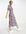Felicia - Midi-jurk met bloemenprint in paars