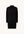 Funnel fijngebreide mini trui-jurk van merino wol met col