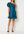 One houlder mini A-lijn jurk met glazende finish