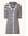 Rosette grof gehaakte mini blousejurk met streepprint