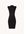 Mouwloze mini jurk met schoudervulling en logoborduring