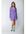 Overslagjurk Hette Uni Wrap Mini Dress met ceintuur paars