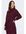 Gebreide jurk ONLTHILDE van gerecycled polyester donkerrood