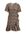 Jurk Telsi met zebraprint en ruches bruin/beige