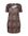 Bodycon jurk met panterprint bruin