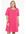A-lijn jurk met biologisch katoen roze