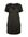 Ribgebreide bodycon jurk zwart