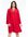 A-lijn jurk DOLCE van travelstof rood