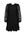 Semi-transparante jurk met glitters zwart