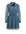 Semi-transparante jurk Sacha met grafische print en volant blauw/ petrol