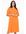 A-lijn jurk DOLCE van travelstof oranje