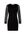 Semi-transparante jurk zwart