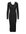 Gebreide bodycon jurk zwart