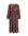 XL A-lijn jurk met panterprint bruin/zwart