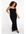 Bodycon maxi jurk zwart