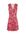 A-lijn jurk met all over print rood/roze/zwart