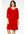 A-lijn jurk van travelstof DOLCE rood