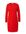 Fijngebreide jurk met jacquard rood