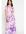 Maxi jurk met all over print roze/paars/ecru