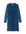 Gebloemde semi-transparante jurk blauw