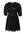 Semi-transparante jurk met pailletten zwart