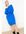 Gebreide jurk blauw