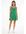 A-lijn jurk TJW POPLIN TIERED van biologisch katoen groen
