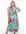 A-lijn jurk DOLCE van travelstof met paisleyprint lichtblauw/groen/roze