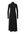 Fijngebreide maxi jurk van jersey zwart