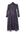 Maxi A-lijn jurk met dierenprint en ruches grijs/zwart