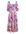 X Wehkamp&Co gebloemde maxi jurk Daph blauw/ roze