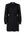 Semi-transparante A-lijn jurk met kant zwart