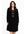 A-lijn jurk DOLCE van travelstof met printopdruk zwart