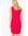 Exclusive bodycon jurk roze/rood