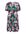 Gebloemde jurk CARCLEA groen/paars/ecru