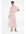 Gebloemde maxi blousejurk Girlfriend Maxi Dress roze/beige