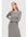 Ribgebreide jurk SLFLURA grijs