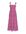 Maxi A-lijn jurk met all over print en borduursels roze/ecru